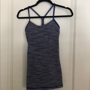 Lululemon striped Tank with padding